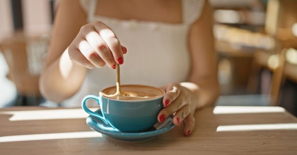 Coffee, Concept Of 5 Activities To Avoid After You Whiten Your Teeth